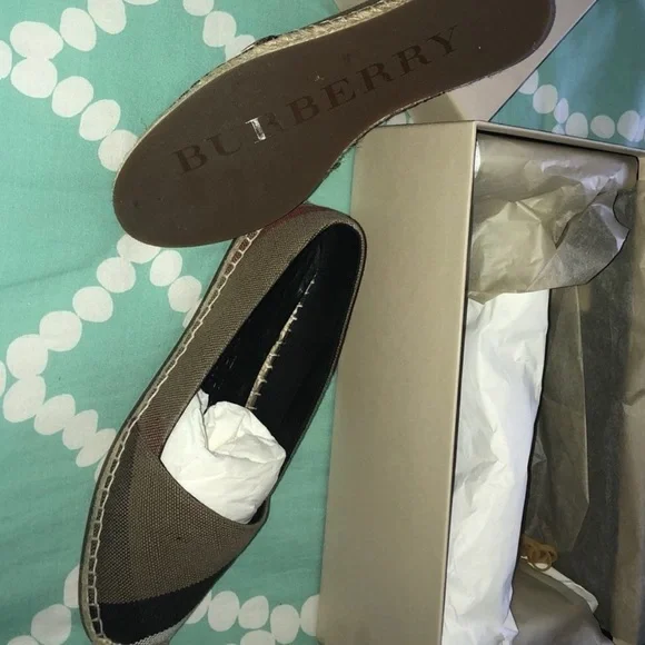 COPY - Beautiful Burberry flats. Little to no wear . Sorry no box or dust bag - Picture 2 of 2